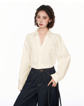 Lace Collar Long Sleeve Shirt - COPPING THREADS - CT Select